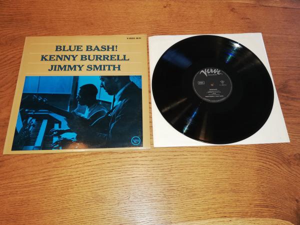 Blue Bash ! Kenny Burrell Jimmy Smith 1963 Verve Records V-8553 Deutsche Pressung VG+/VG+